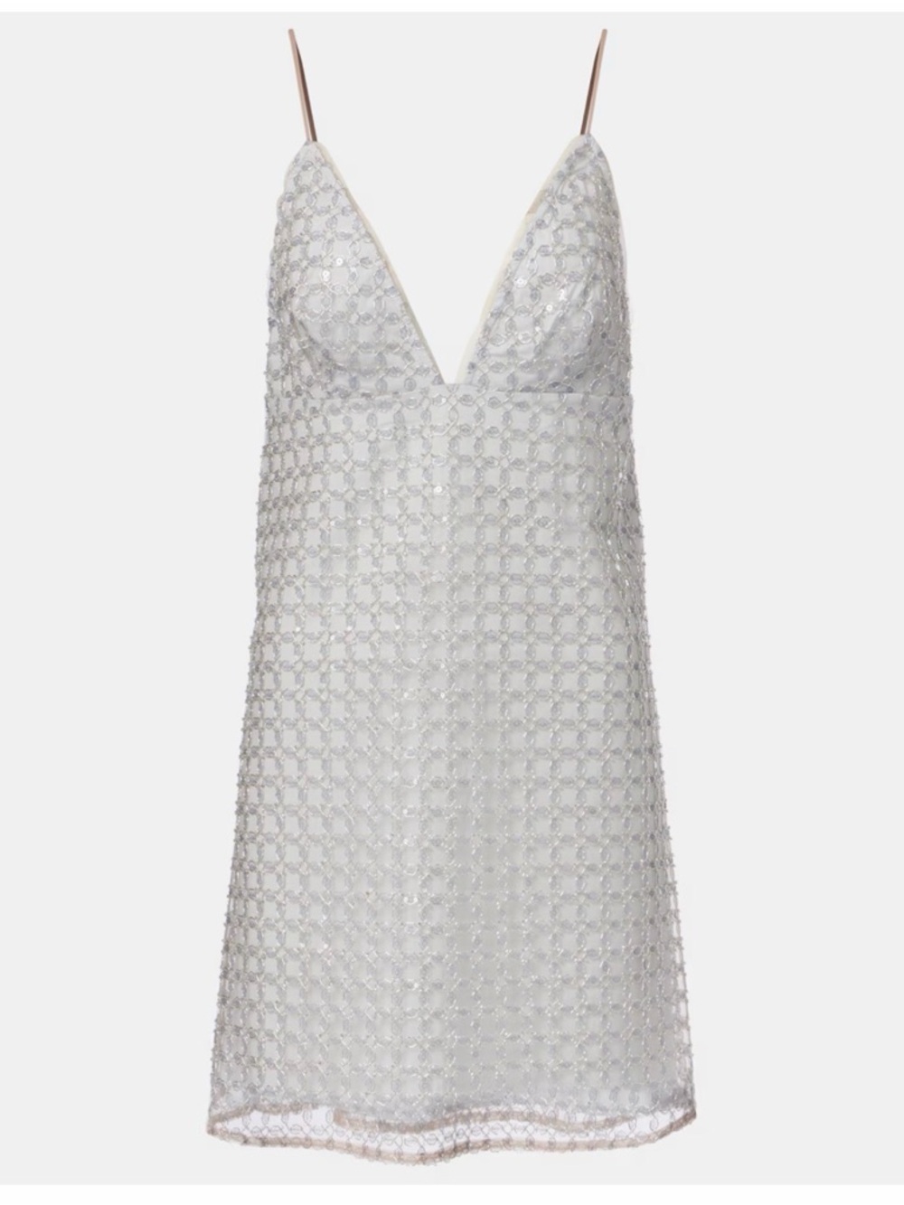 ROTATE beaded mini dress - size 38!